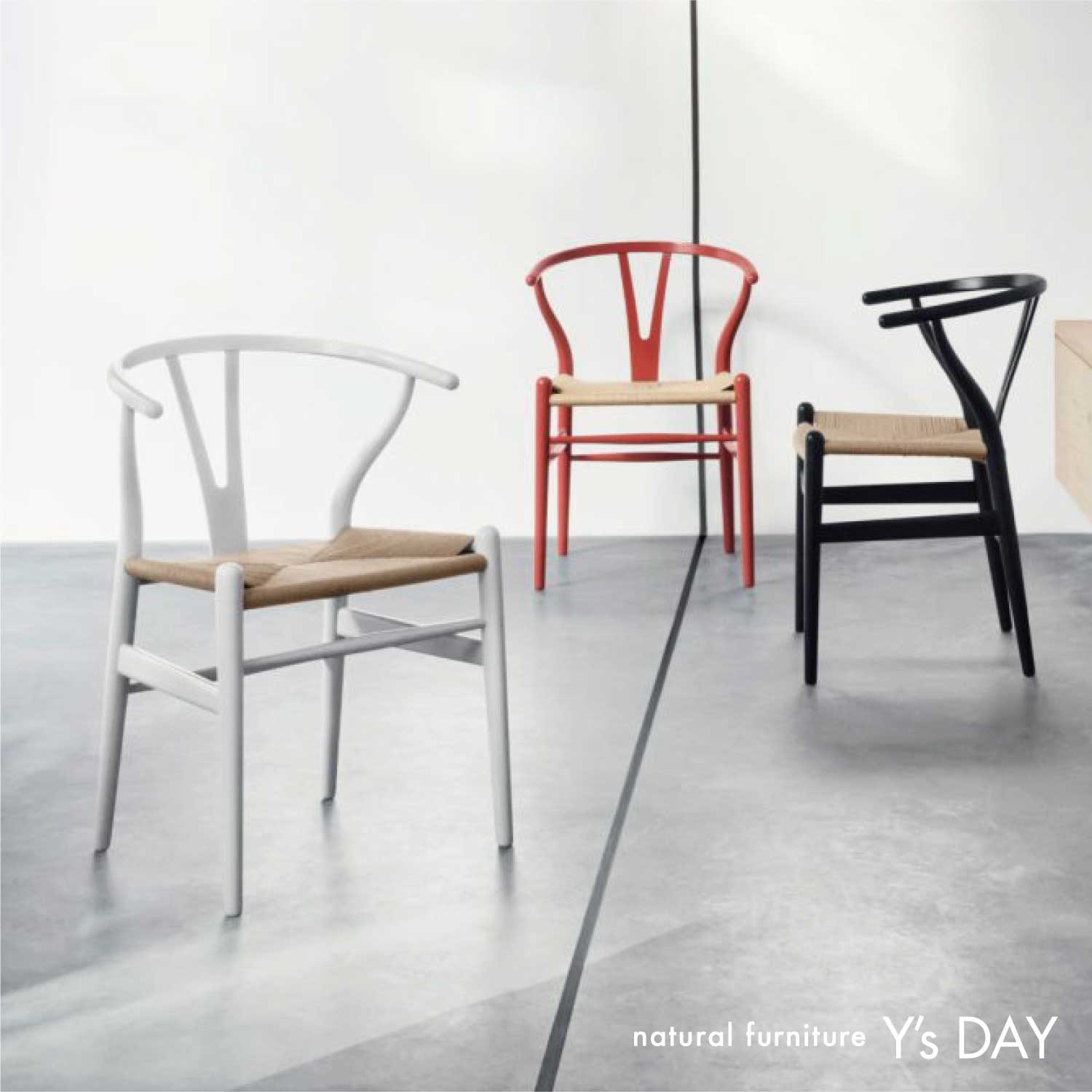 CH24 /  Yチェア / ビーチ材 / CHS colors 全12色(カラーモデル)